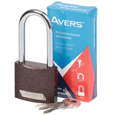 Лот: 24086376. Фото: 1. Замок навесной Avers, PD-01-50-L... Замки