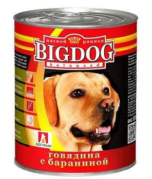 Лот: 14217786. Фото: 1. Big Dog (Биг Дог) Говядина Баран... Корма