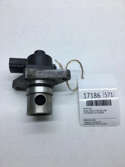 Лот: 20379716. Фото: 1. Клапан EGR Nissan Tiida 2005 14710ED000... Двигатель и элементы двигателя