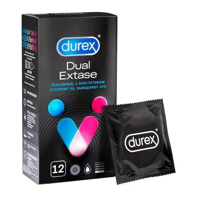Лот: 22206172. Фото: 1. Durex Дуал Экстаз Презервативы... Презервативы