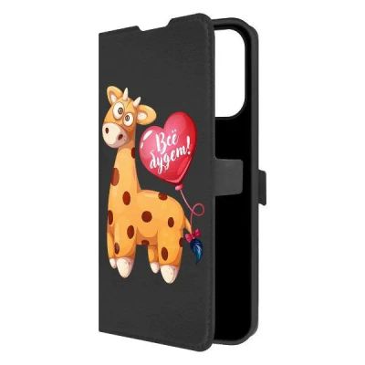 Лот: 25086195. Фото: 1. Чехол Krutoff Eco Book "Предсказание... Чехлы, бамперы