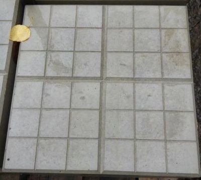 Лот: 11185275. Фото: 1. Плитка "Сетка" 35*35 серая / Тротуарная... Блоки, кирпич, брусчатка