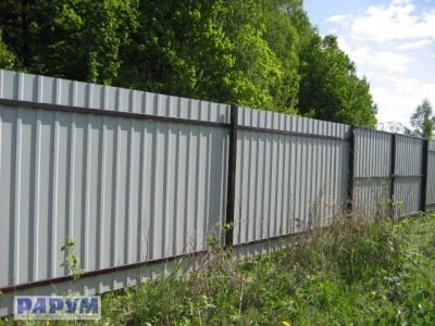 Лот: 10330507. Фото: 1. Забор профнастил. Ворота, заборы, шлагбаумы