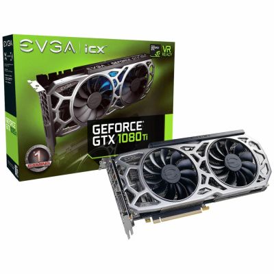 Лот: 10894716. Фото: 1. EVGA GeForce® GTX 1080 Ti SC2... Видеокарты