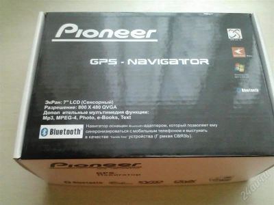 Лот: 2389571. Фото: 1. GPS-навигатор 7.0" Pioneer 800x480... GPS-навигаторы