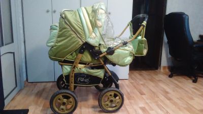 Лот: 12252555. Фото: 1. Детская коляска + рюкзак (кенгуру... Коляски
