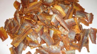 Лот: 8795589. Фото: 1. нежнейшая Янтарная рыбка с перцем. Икра, рыба, морепродукты