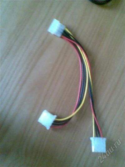 Лот: 1642948. Фото: 1. Разветвитель питания HDD. Шлейфы, кабели, переходники