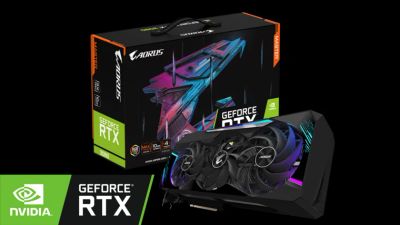 Лот: 17397034. Фото: 1. RTX 3080 Aorus Master. Видеокарты