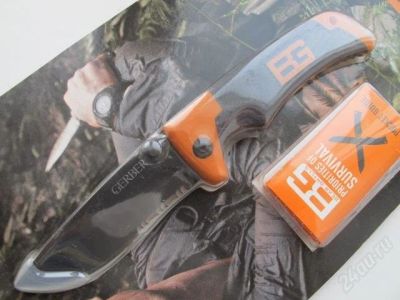 Лот: 1335452. Фото: 1. Нож Gerber Bear Grylls. Ножи, топоры