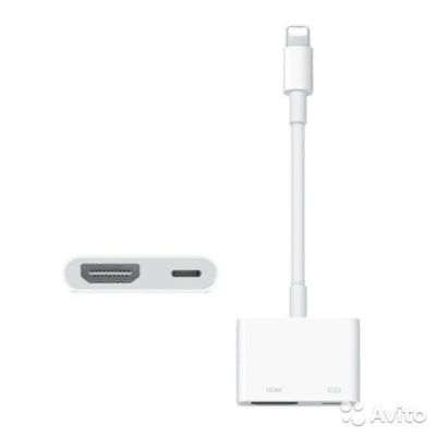 Лот: 9440793. Фото: 1. Hdmi переходник для iPhone 5/5S... Дата-кабели, переходники