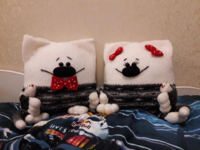 Лот: 8775888. Фото: 1. Подушки-котоподушки. Готовые изделия