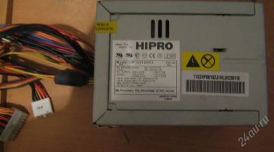 Лот: 1638878. Фото: 1. Блок питания HIPRO 340W. Корпуса, блоки питания