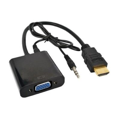 Лот: 10555824. Фото: 1. Переходник с HDMI на VGA (со звуковым... Другое (бытовая техника)