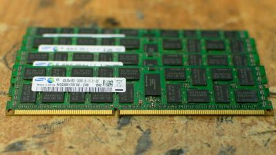 Лот: 10800578. Фото: 1. DDR3 ECC 16Gb (4*4Gb) Samsung... Оперативная память