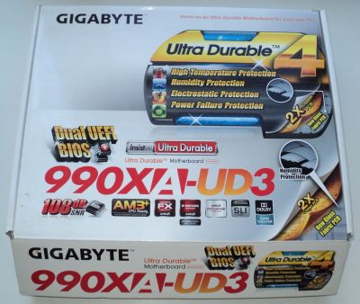 Лот: 15652212. Фото: 1. GigaByte GA-990XA-UD3 Rev:3.0. Материнские платы