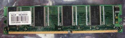 Лот: 790291. Фото: 1. 128 Mb DDR PC2700. Оперативная память