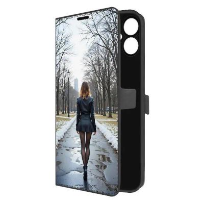 Лот: 25135083. Фото: 1. Чехол Krutoff Eco Book "Весна... Чехлы, бамперы