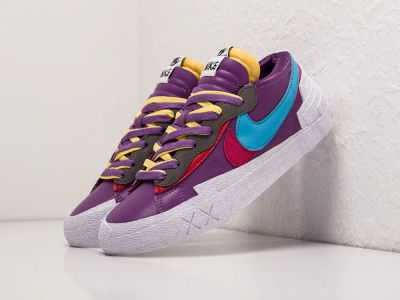 Лот: 20077630. Фото: 1. Кроссовки Sacai x Nike Blazer... Кеды, кроссовки, слипоны