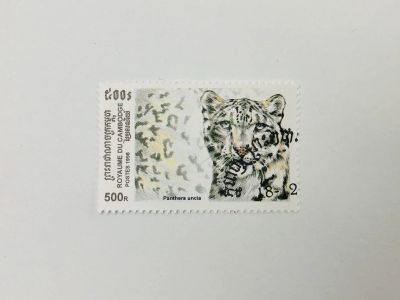 Лот: 23314222. Фото: 1. Дикие кошки. Снежный барс. Фауна... Марки