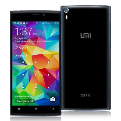 Лот: 5035684. Фото: 1. В наличии UMI Zero черный 16гб... Смартфоны