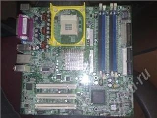 Лот: 145846. Фото: 1. Материнка Intel S478. Материнские платы