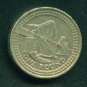 Лот: 8891849. Фото: 1. Великобритания 1 фунт 2004 (2004... Великобритания и острова