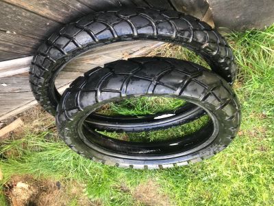 Лот: 13876054. Фото: 1. Моторезина R21 2.75 Dunlop trailmax. Запчасти