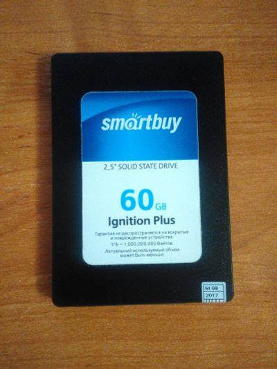 Лот: 17042748. Фото: 1. Smartbuy SSD 60Gb. SSD-накопители