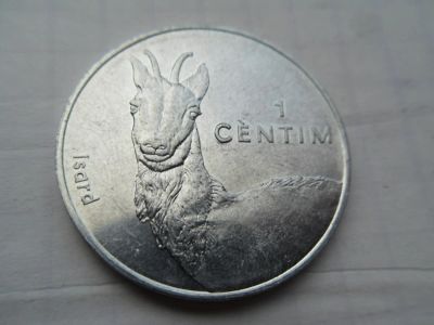 Лот: 7330202. Фото: 1. Андорра 1 сантим 2002 Пиренейская... Европа