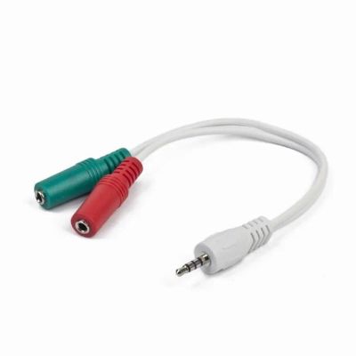 Лот: 25010570. Фото: 1. Кабель_аудио 3.5дж 4 Pin (M)-3... Шлейфы, кабели, переходники