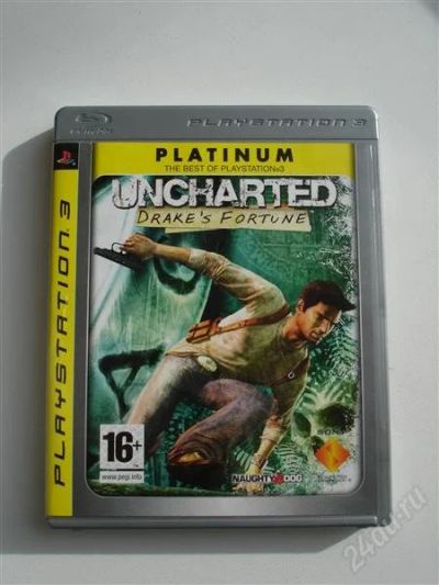 Лот: 808007. Фото: 1. Uncharted: Drake's Fortune для... Игры для консолей