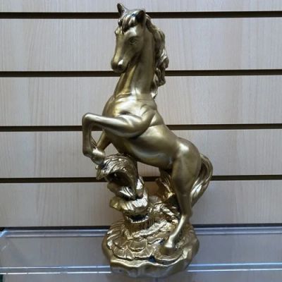 Лот: 15934495. Фото: 1. Статуэтка "Лошадь", большая, акрил. Фигурки, статуэтки
