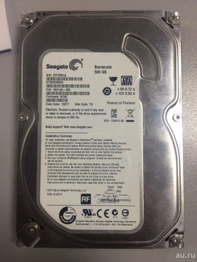 Лот: 15013259. Фото: 1. Жесткий диск Seagate 500gb. Жёсткие диски (HDD)