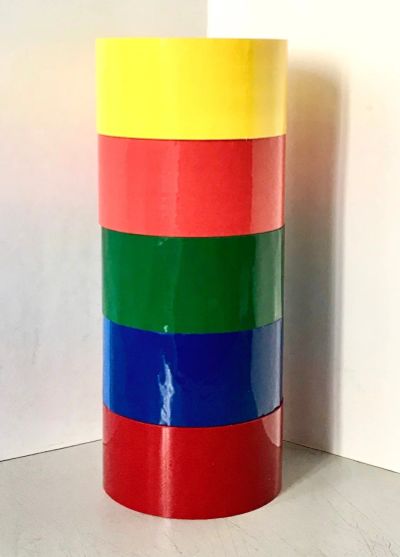 Лот: 16280695. Фото: 1. ❤️️💛💚🧡💙 Набор скотчей 5 штук... Клеи, герметики, пена монтажная, клейкие ленты