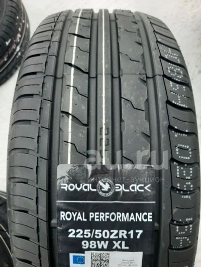 Лот: 25206864. Фото: 1. Летняя резина 225/50 R-17 "Royal... Шины