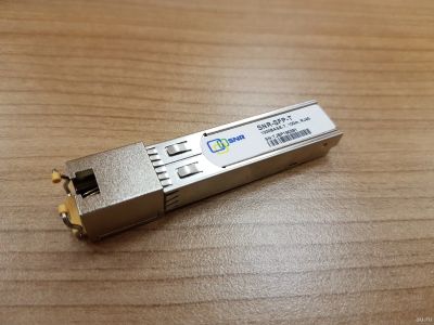 Лот: 13860685. Фото: 1. Трансивер SFP-T, 1000base-T, 100m... Коммутаторы