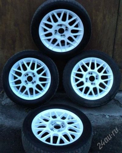 Лот: 2086144. Фото: 1. DUNLOP 195/55R15 на литье 4х100х114. Шины на дисках