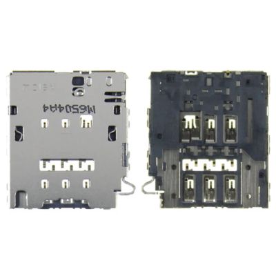 Лот: 25336939. Фото: 1. Коннектор SIM для Samsung A800F... Шлейфы, разъёмы