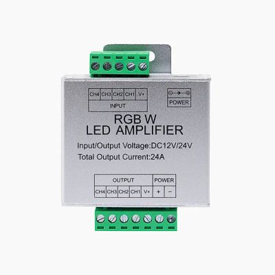 Лот: 23228037. Фото: 1. УС-401 усилитель RGB+W металл... Светодиодная подсветка