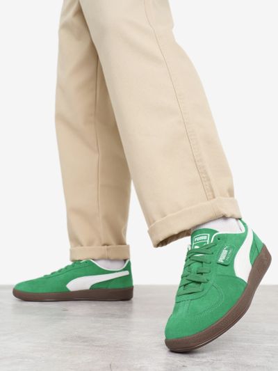 Лот: 25618137. Фото: 1. Кеды мужские Puma Palermo, Зеленый. Другое (одежда, обувь, галантерея)