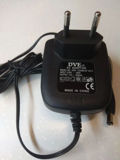 Лот: 3431866. Фото: 1. БП трансформаторный ~12V 500mA. Зарядные устройства, блоки питания для бытовой техники