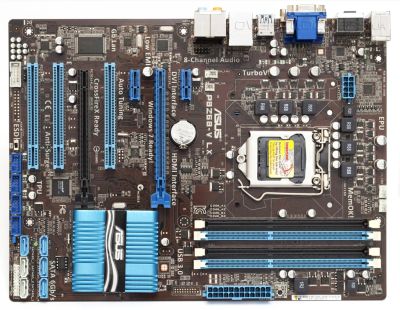 Лот: 11045795. Фото: 1. Материнская плата ASUS P8Z68-V... Материнские платы