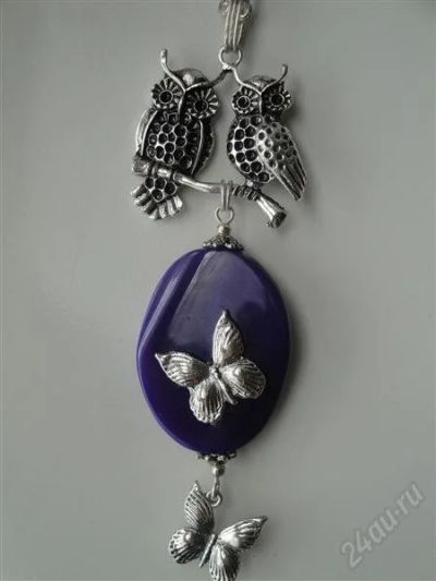 Лот: 1548489. Фото: 1. Подвеска ручной сборки"Лесная... Кулоны, подвески