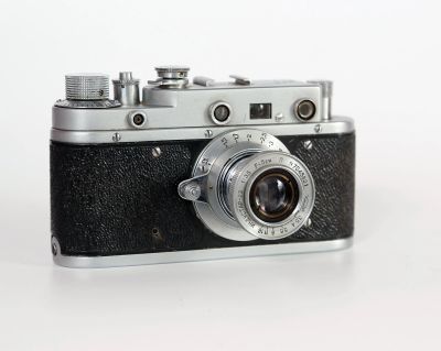 Лот: 15604111. Фото: 1. Зоркий-С, выпущен в 1957 году. Плёночные дальномерные, шкальные