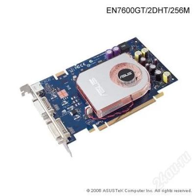 Лот: 80180. Фото: 1. Asus GF 7600GT 256Mb Pci-E. Видеокарты