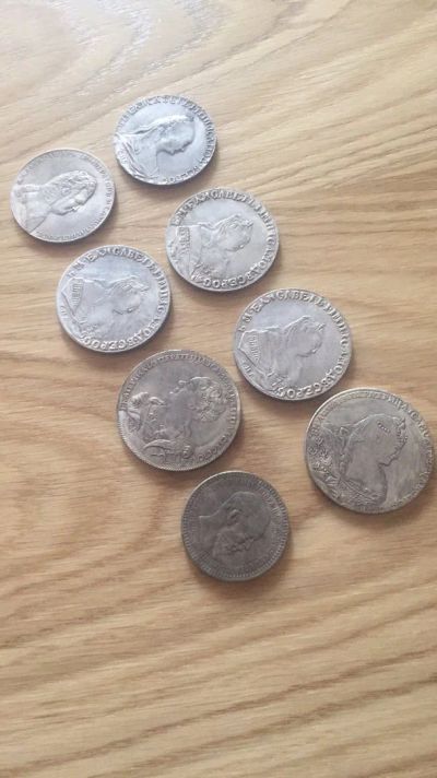 Лот: 14231131. Фото: 1. Монеты 8 штук . Россия до 1917 года