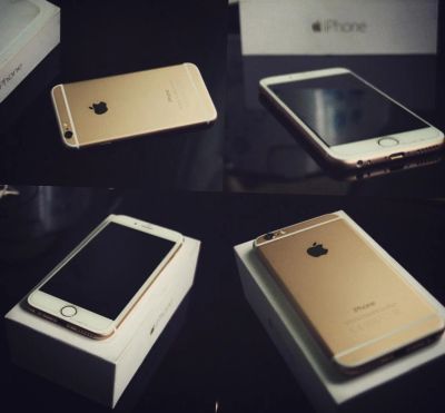 Лот: 6590699. Фото: 1. iPhone 6 gold обмен на чёрный. Смартфоны