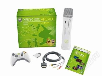 Лот: 319582. Фото: 1. xbox 360 arcade прошитый. Игровые приставки, консоли