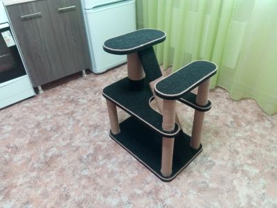 Лот: 15607365. Фото: 1. Когтеточка, комплекс. Домики, переноски, клетки, когтеточки